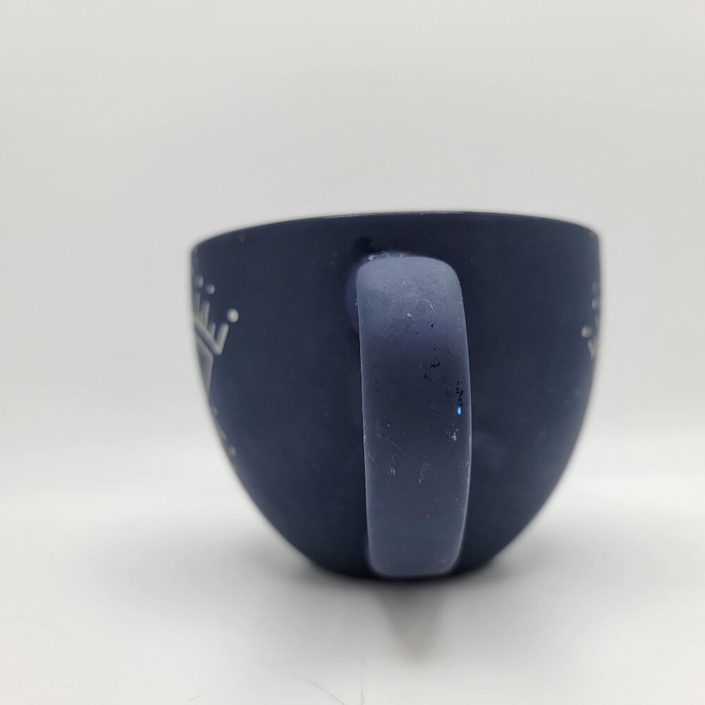 Mystic Navy “All-Seeing Eye” Ceramic Mug – Wide Bowl Style – Modern Boho Celesti - Picture 2 of 6